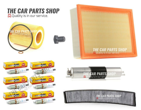 TO FIT BMW 3 SERIES 330i CLUBSPORT E46 FULL SERVICE FILTERS KIT WITH NGK PLUGS