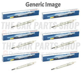 FITS MERCEDES E-CLASS E350 CDI 10-16 BOSCH GLOW PLUGS X 6