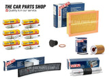 BOSCH SERVICE FILTER KIT FITS BMW 330i E46 PETROL BOSCH FILTERS & NGK PLUGS x 6
