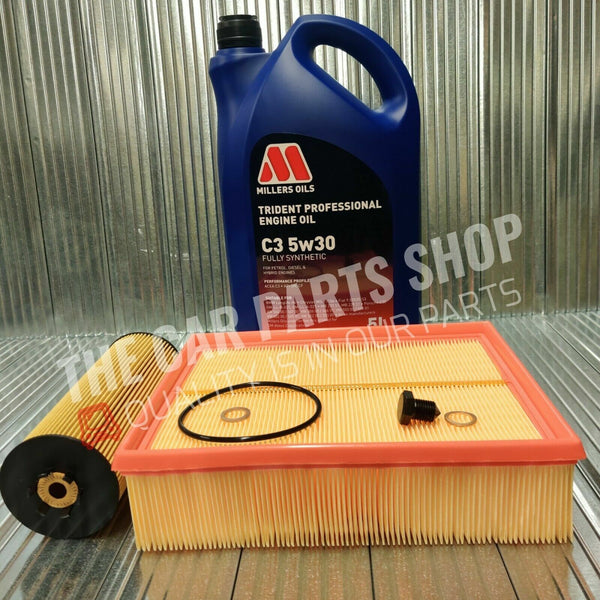FITS SEAT EXEO 2.0 PETROL & DIESEL SERVICE KIT MILLERS OIL & AIR OIL FILTER SET