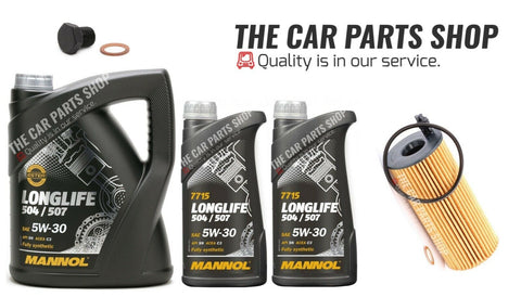FOR BMW X6 3.0 DIESEL F16 SERVICE KIT 7 LITRES MANNOL ENGINE OIL & OIL FILTER