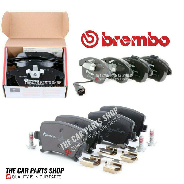 GENUINE BREMBO FRONT & REAR BRAKE PADS FOR AUDI A3 2.0 TDI MK2
