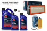 BOSCH SERVICE KIT FOR BMW X6 3.0 DIESEL F16 7L MILLERS & BOSCH AIR OIL FILTER OE