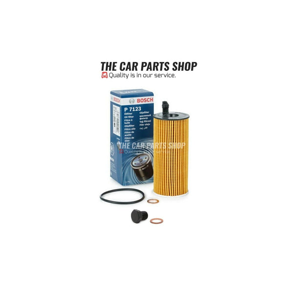 BOSCH OIL FILTER & NEW SUMP PLUG FITS BMW X6 3.0 F16 2014>