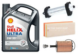 FOR AUDI A4 2.0 TDI MK4 SERVICE KIT AIR FUEL OIL & 5L SHELL HELIX PROFESSIONAL