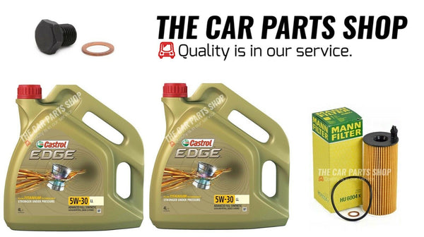 FOR BMW X6 3.0 F16 2014> MANN-FILTER SERVICE KIT 8L CASTROL & MANN OIL FILTER