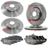 FRONT & REAR DISCS & PADS FOR TOYOTA AVENSIS 2.0 D-4D MK3 2008> 320MM & 290MM