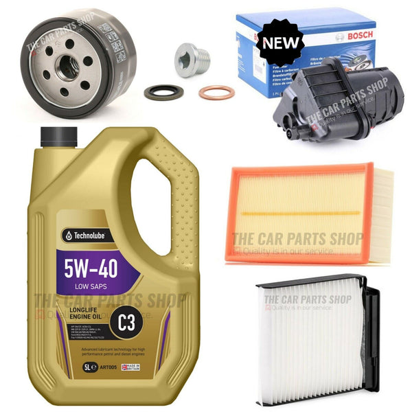 FOR RENAULT CLIO 1.5 DCI DIESEL FULL SERVICE KIT WITH 5L 5W40 FS MOTOR OIL