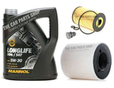 FITS SKODA FABIA 1.6 TDI 10-15 SERVICE KIT 5L 504-507 OIL & AIR OIL FILTER KIT