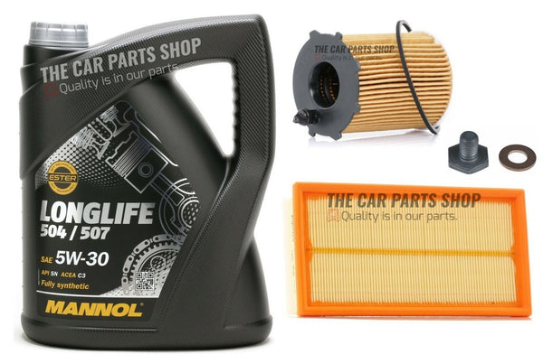 FOR MINI COOPER 1.6 D R56 2007-2010 SERVICE KIT 5L LONGLIFE + OIL AIR FILTER KIT
