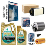 FOR MERCEDES C220 AMG LINE S205 2014-18 FULL BOSCH SERVICE KIT WITH 6L PETRONAS