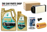 FOR MERCEDES C220 S205 2014-18 BOSCH SERVICE KIT PETRONAS 5W30 6L & AIR OIL KIT