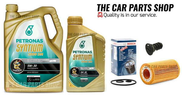 FOR MERCEDES C220 S205 2014-18 BOSCH SERVICE KIT BOSCH FILTER & 6L PETRONAS OIL