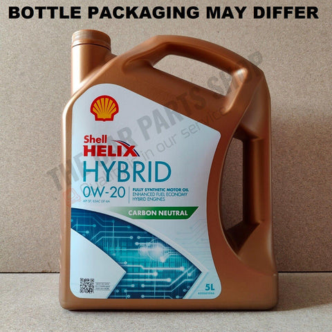 5 LITRES SHELL HELIX HYBRID 0W-20 MOTOR OIL PREMIUM ENGINE OIL