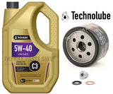FOR RENAULT CLIO 1.5 DCI DIESEL SERVICE KIT 5L 5W40 AND OIL FILTER SUMP PLUG