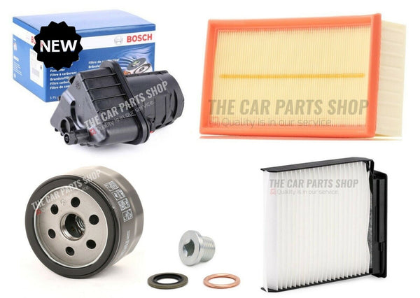 FOR RENAULT CLIO 1.5 DCI FULL SERVICE FILTER KIT AIR OIL CABIN FUEL & SUMP PLUG