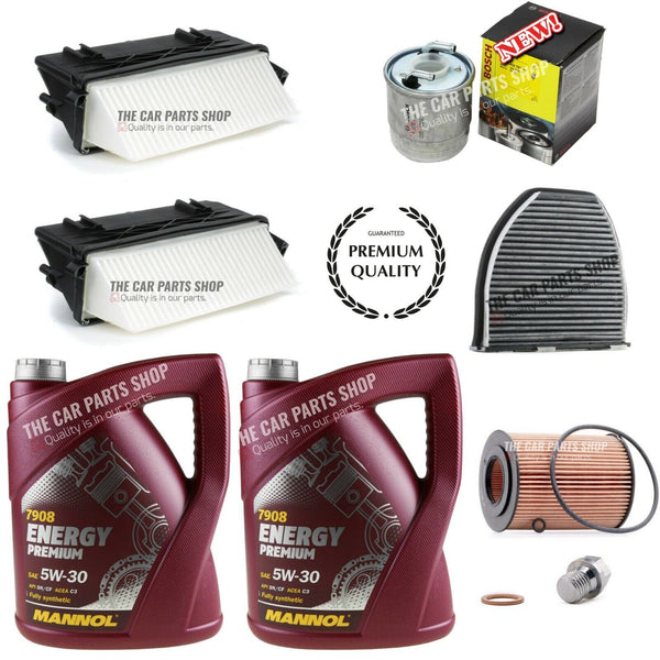 FITS MERCEDES E-CLASS E350 CDI COUPE COMPLETE SERVICE KIT + BOSCH FUEL FILTER