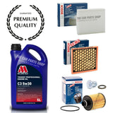 BOSCH SERVICE KIT FITS VAUXHALL INSIGNIA 2.0 CDTI MK1 5L MILLERS AIR OIL POLLEN