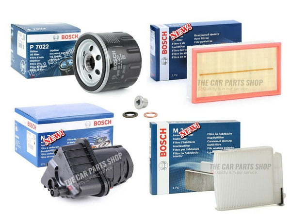 FITS RENAULT CLIO 1.5 DCI 09-11 COMPLETE BOSCH SERVICE FILTERS KIT