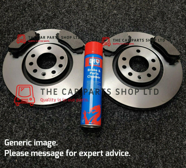 FOR VW SCIROCCO R MK3 FRONT AXLE BRAKE DISCS 345MM AND BRAKE PADS