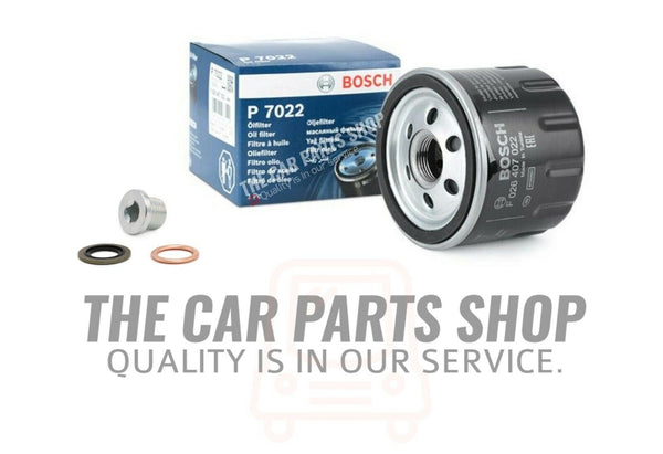 BOSCH OIL FILTER AND SUMP PLUG FITS RENAULT CLIO 1.5 DCI 09-11 BRAND NEW