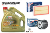 FOR RENAULT CLIO 1.5 DCI PREMIUM SERVICE KIT 4L CASTROL 5W40 & 2 BOSCH FILTERS