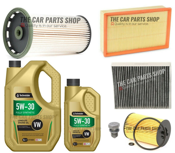 FOR VW GOLF 2.0 TDI ESTATE MK7 SERVICE KIT 6L 504-507 OIL & FULL FILTER KIT