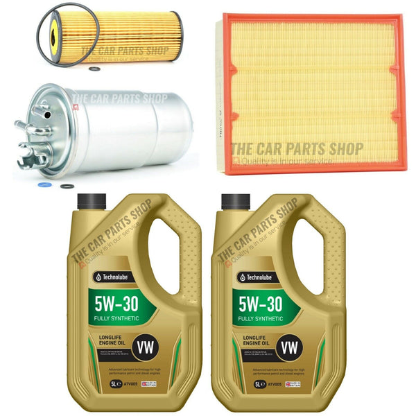 FOR VOLKSWAGEN VW LT 35 1997-2006 LONGLIFE SERVICE KIT WITH 10L LONGLIFE OIL