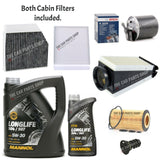 FOR MERCEDES C-CLASS C220D W205 FULL SERVICE KIT + BOTH CABIN FILTERS INCLUDED