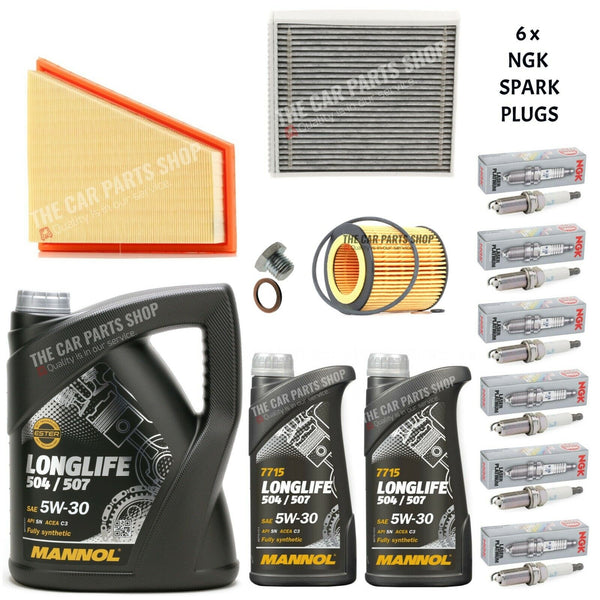 FOR BMW Z4 2.3i CABRIO E89 FULL SERVICE KIT WITH 6 NGK SPARK PLUGS