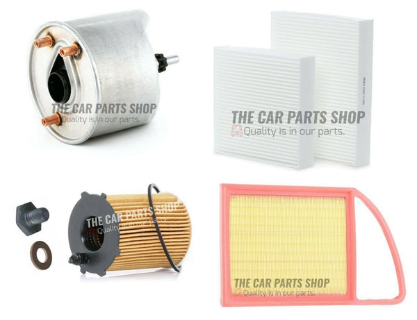 FULL SERVICE FILTERS KIT TO FIT CITROEN DS3 1.6 HDI 2012>