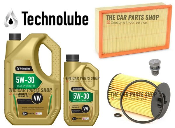 FOR VW GOLF 2.0 TDI ESTATE MK7 SERVICE KIT NEW AIR & OIL FILTER & 6L 507 OIL