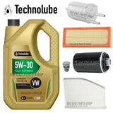 FOR VW SCIROCCO 2.0 GT PETROL MK3 SERVICE KIT 5L OIL & AIR FUEL OIL CABIN FILTER