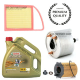 FOR CITROEN DS3 1.6 HDI 2012> CASTROL SERVICE KIT 4L CASTROL EDGE & 3 FILTERS OE