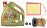FOR CITROEN DS3 1.6 HDI 2012> CASTROL SERVICE KIT WITH NEW AIR OIL FILTER KIT