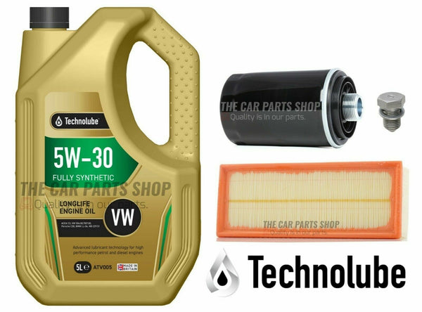 FOR VW SCIROCCO 2.0 GT PETROL MK3 SERVICE KIT NEW AIR OIL FILTER & 5L 504-507