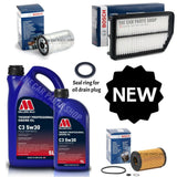 BOSCH SERVICE KIT FITS HYUNDAI i30 1.6 CRDI MK2 BOSCH FUEL AIR OIL & MILLERS 6L