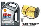 FOR VW PASSAT 1.6 TDI B8 2014> SHELL SERVICE KIT 5L SHELL AG + OIL FILTER KIT