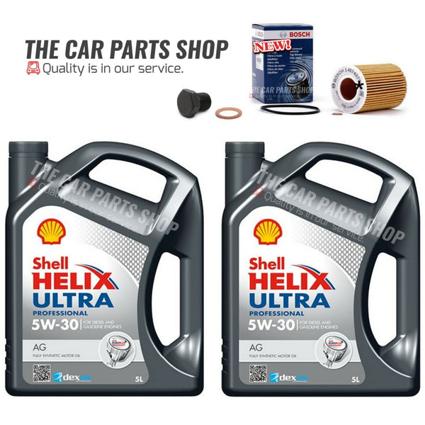 FOR BMW 330CI 3.0 E46 10 LITRES SHELL SERVICE KIT WITH BOSCH OIL FILTER PACKAGE