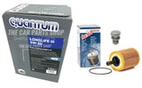 FOR VW CADDY 1.6 TDI 2010> PREMIUM SERVICE KIT 5L QUANTUM + BOSCH FILTER + PLUG