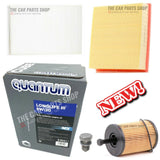 PREMIUM SERVICE KIT FITS AUDI A4 2.0 TDI MK3 5L QUANTUM OIL & 3 FILTERS