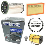 TO FIT VW GOLF GT TDI 2.0 MK7 PREMIUM QUANTUM SERVICE KIT FUEL OIL AIR SUMP PLUG