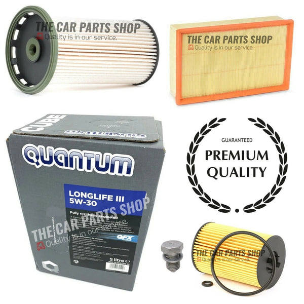 TO FIT VW GOLF GT TDI 2.0 MK7 PREMIUM QUANTUM SERVICE KIT FUEL OIL AIR SUMP PLUG