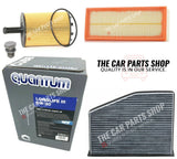 GENUINE QUANTUM 5W30 SERVICE KIT FOR VW TOURAN 1.9 TDI 2004> AIR OIL POLLEN PLUG