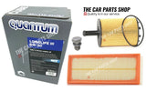 GENUINE QUANTUM 5W30 SERVICE KIT FOR VW TOURAN 1.9 TDI 2004> WITH AIR & OIL FILT