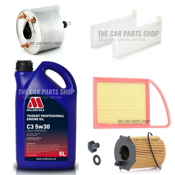 MILLERS SERVICE KIT FITS PEUGEOT 208 1.4 HDI 2012> WITH COMPLETE FILTER KIT PLUG