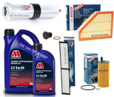 FOR BMW X1 E84 20D PREMIUM SERVICE KIT WITH 6L MILLERS LONGLIFE OIL