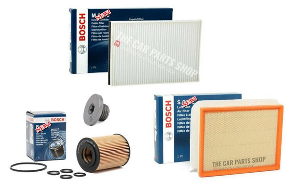 FOR VAUXHALL ASTRAVAN MK5 1.7 CDTI BOSCH SERVICE FILTERS KIT OIL AIR CABIN KIT