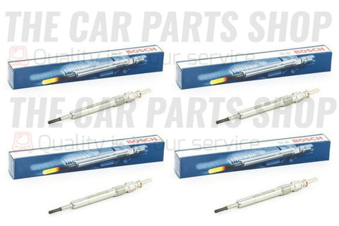 4 X BOCSH GLOW PLUGS FOR CITROEN XSARA PICASSO DESIRE 1.6 HDI BRAND NEWP PLUGS
