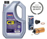 Bosch Service kit for BMW 520d 2.0 Touring F11 New Bosch Oil Filter & 5L 5w30